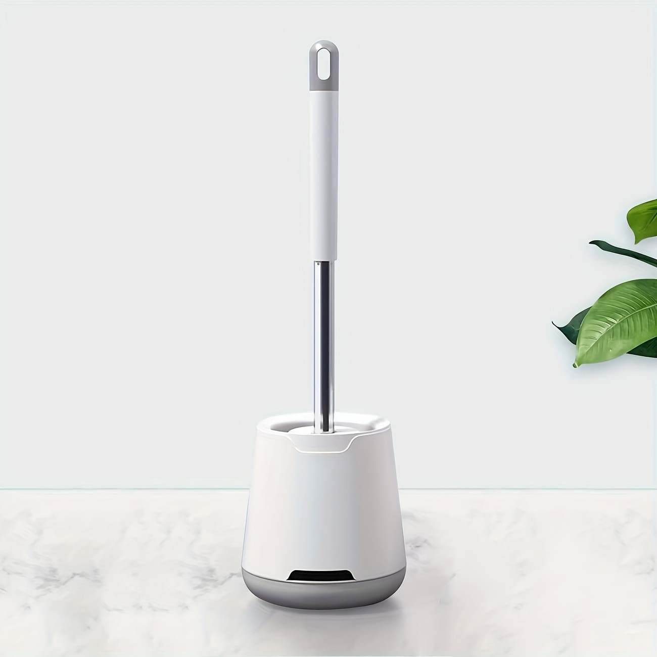 VISNFA One-Piece Toilet Brush with Strong Friction