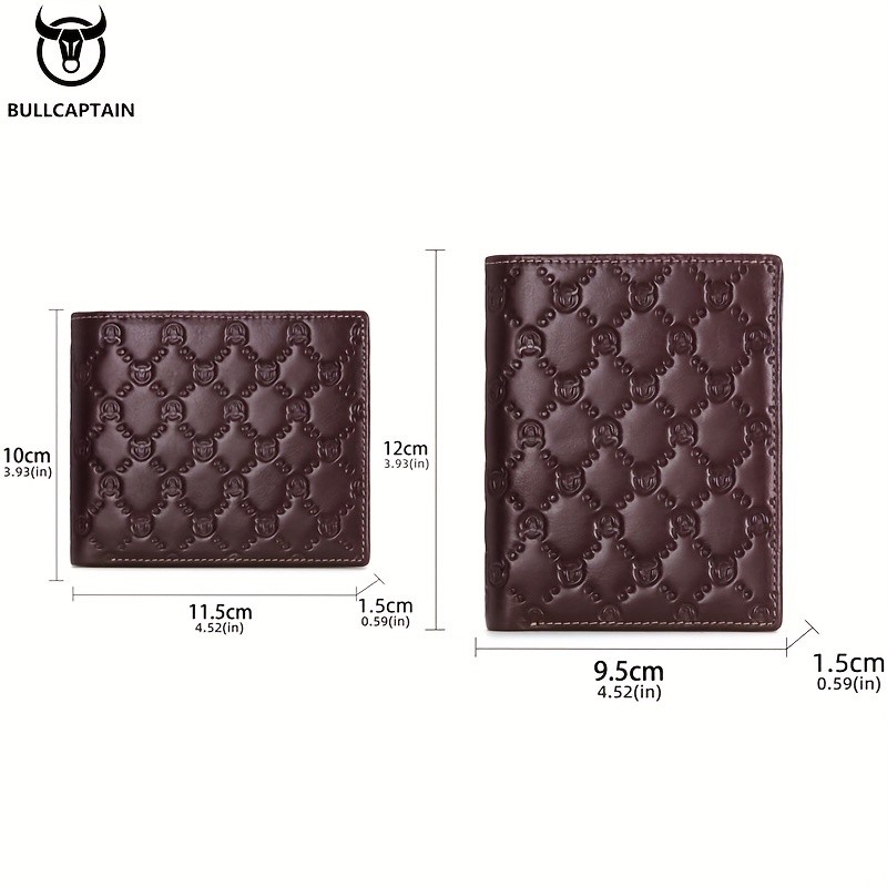 BULLCAPTAIN Men’s Leather Wallet