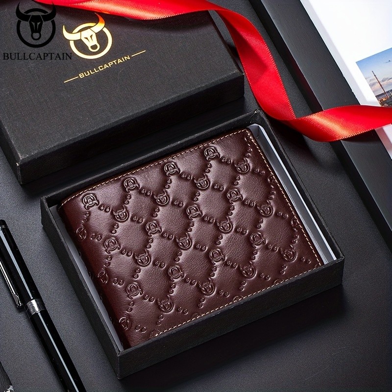 BULLCAPTAIN Men’s Leather Wallet