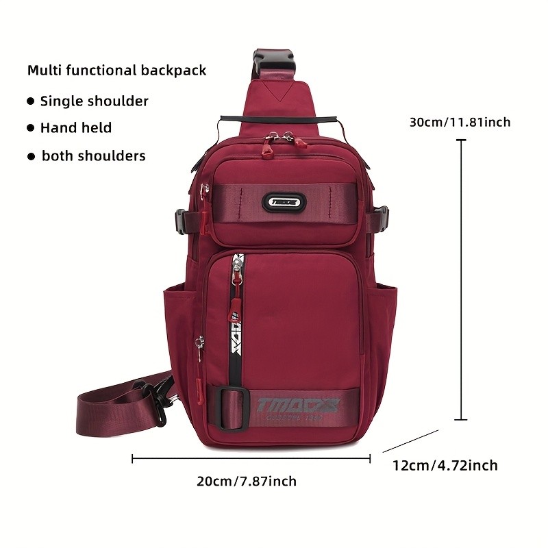 TMOOS Unisex Fashion Anti-Theft Crossbody Bag