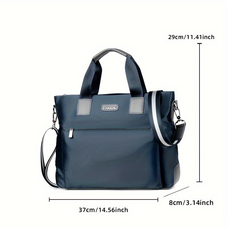 TMOOS Men’s Lightweight Oxford Business Casual Tote Bag