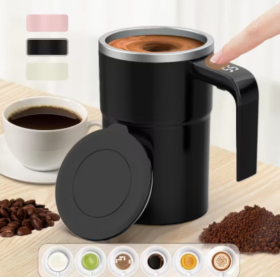 PANCERKA Self-Stirring Mug with LED Temperature Display