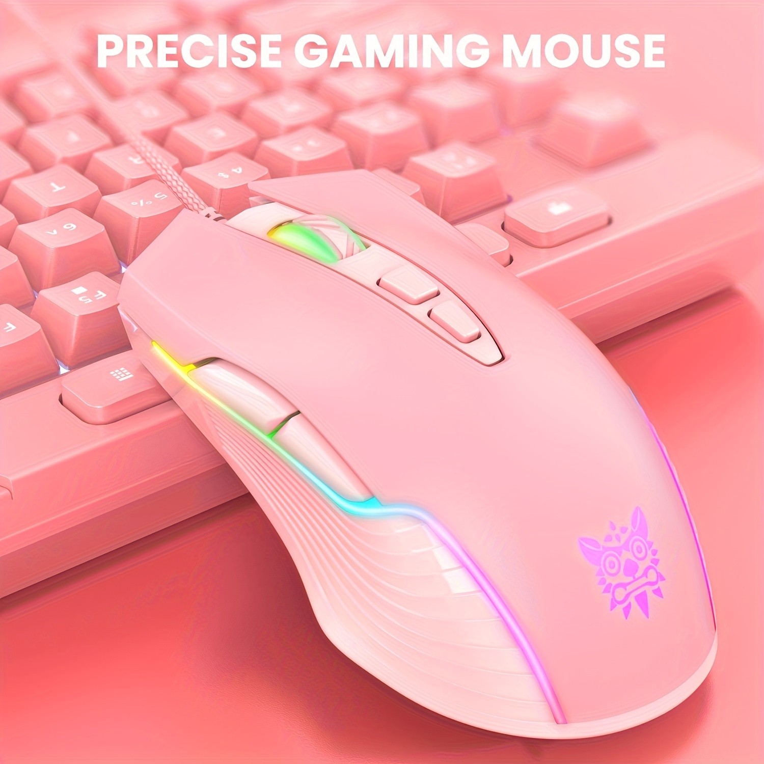 ONIKUMA Silent Mechanical Gaming Mouse – Lightweight, Comfortable, and Customizable for Every Gamer