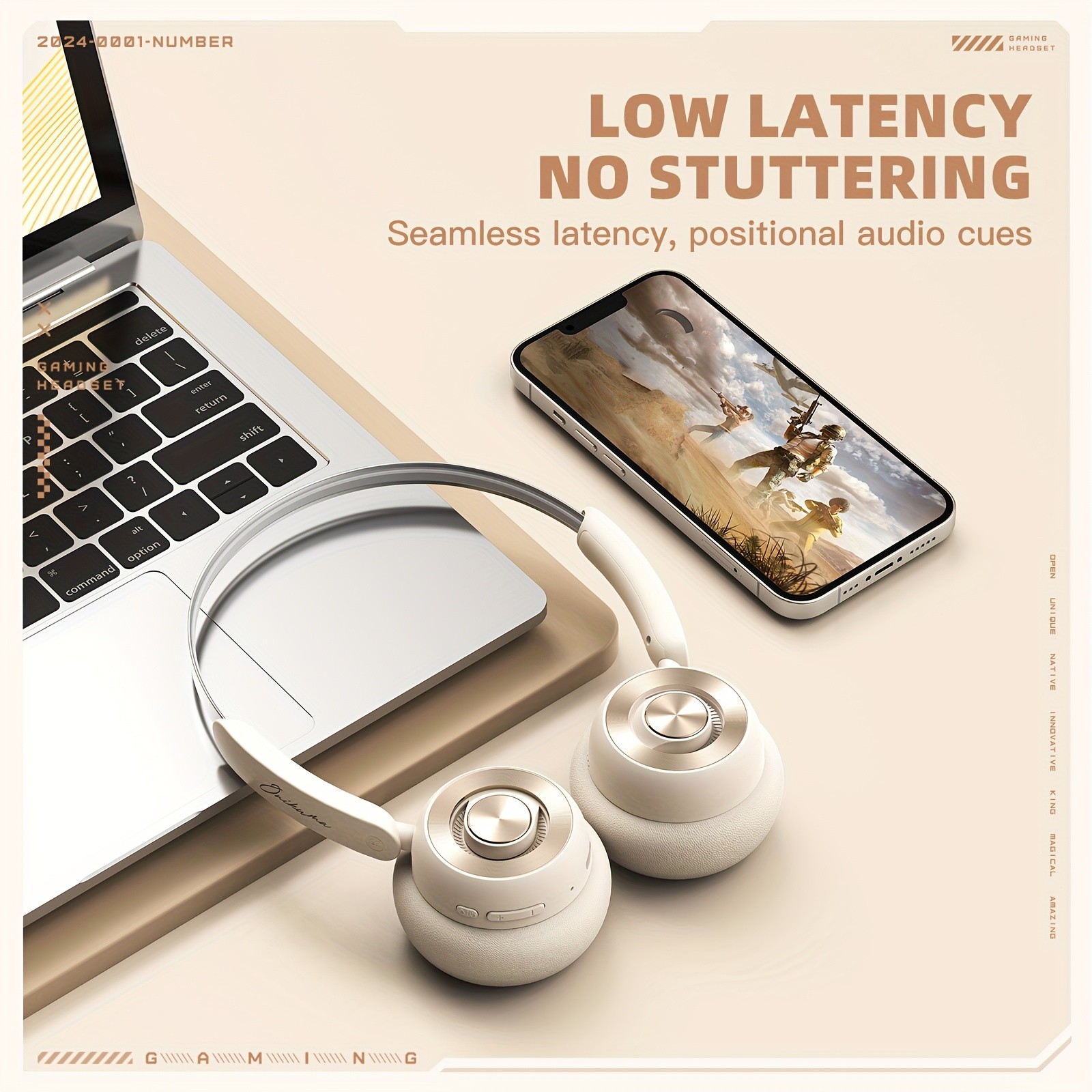 ONIKUMA Active Noise Cancelling Wireless Earmuffs – 300 Hours Standby, Comfortable Memory Foam, Ideal for Travel & Workouts