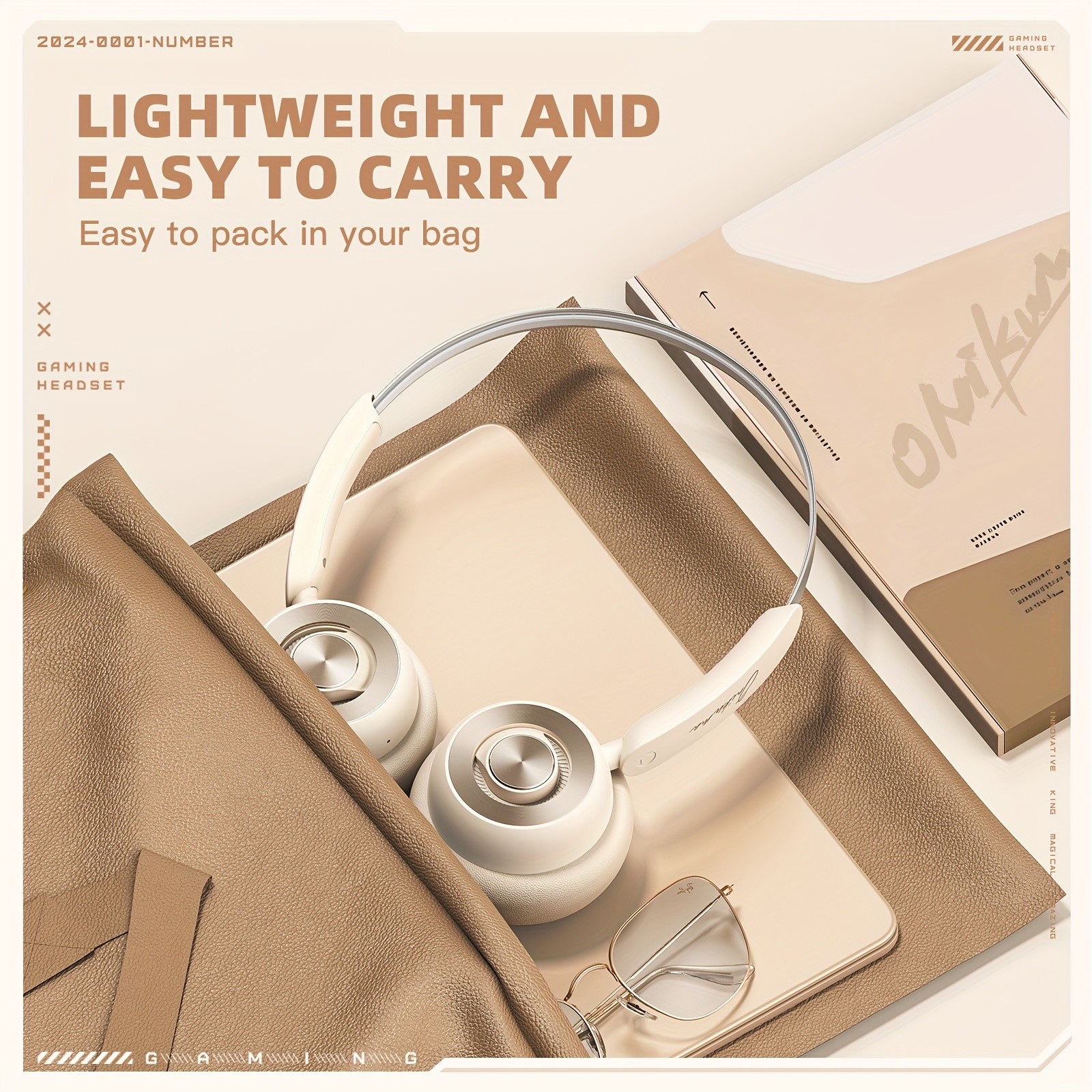 ONIKUMA Active Noise Cancelling Wireless Earmuffs – 300 Hours Standby, Comfortable Memory Foam, Ideal for Travel & Workouts