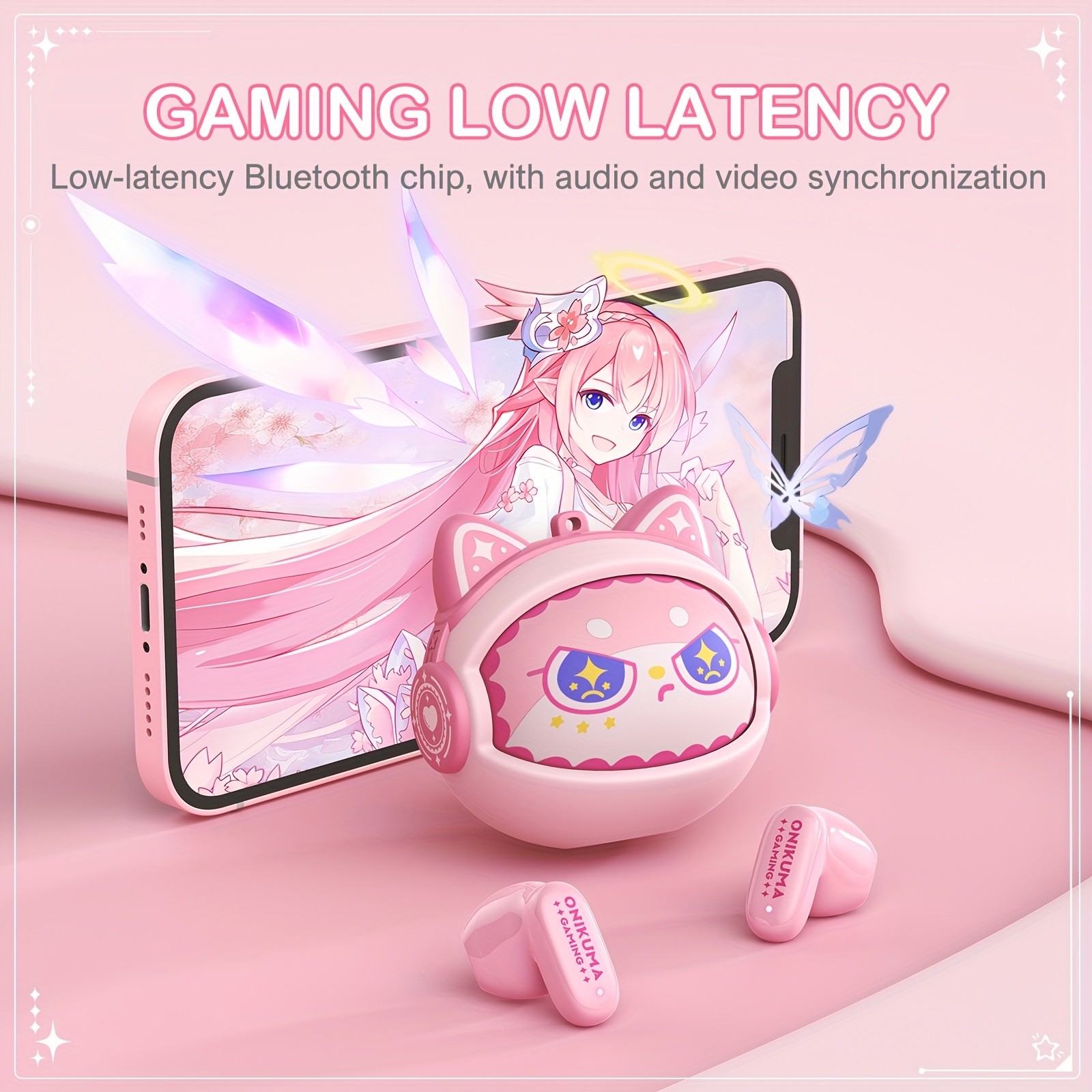 ONIKUMA TX603 New Face-Changing Wireless Headphones – Stylish, Touch Control, and Customizable Design