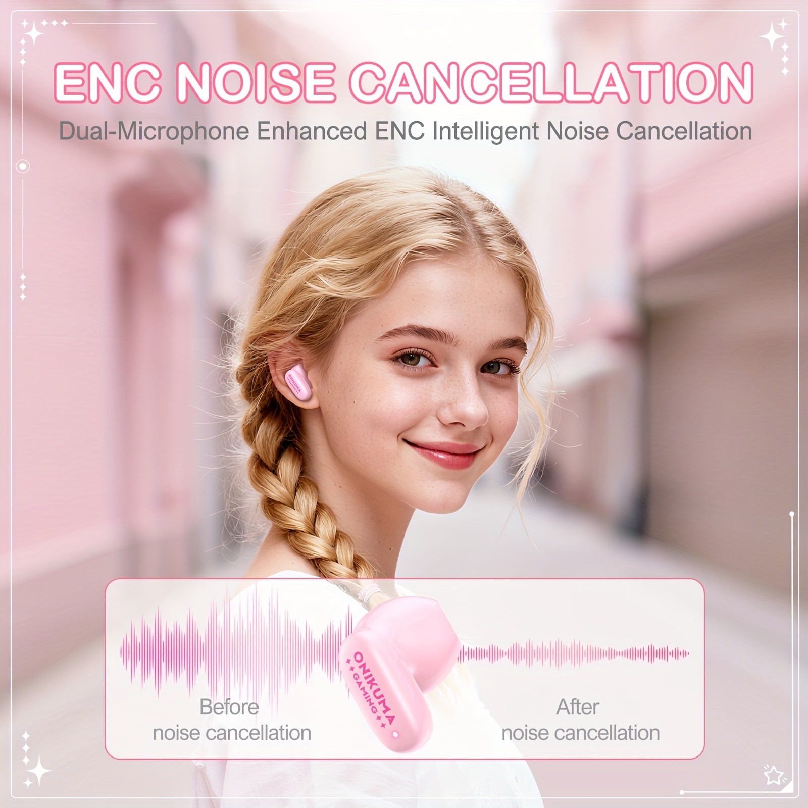 ONIKUMA TX603 New Face-Changing Wireless Headphones – Stylish, Touch Control, and Customizable Design