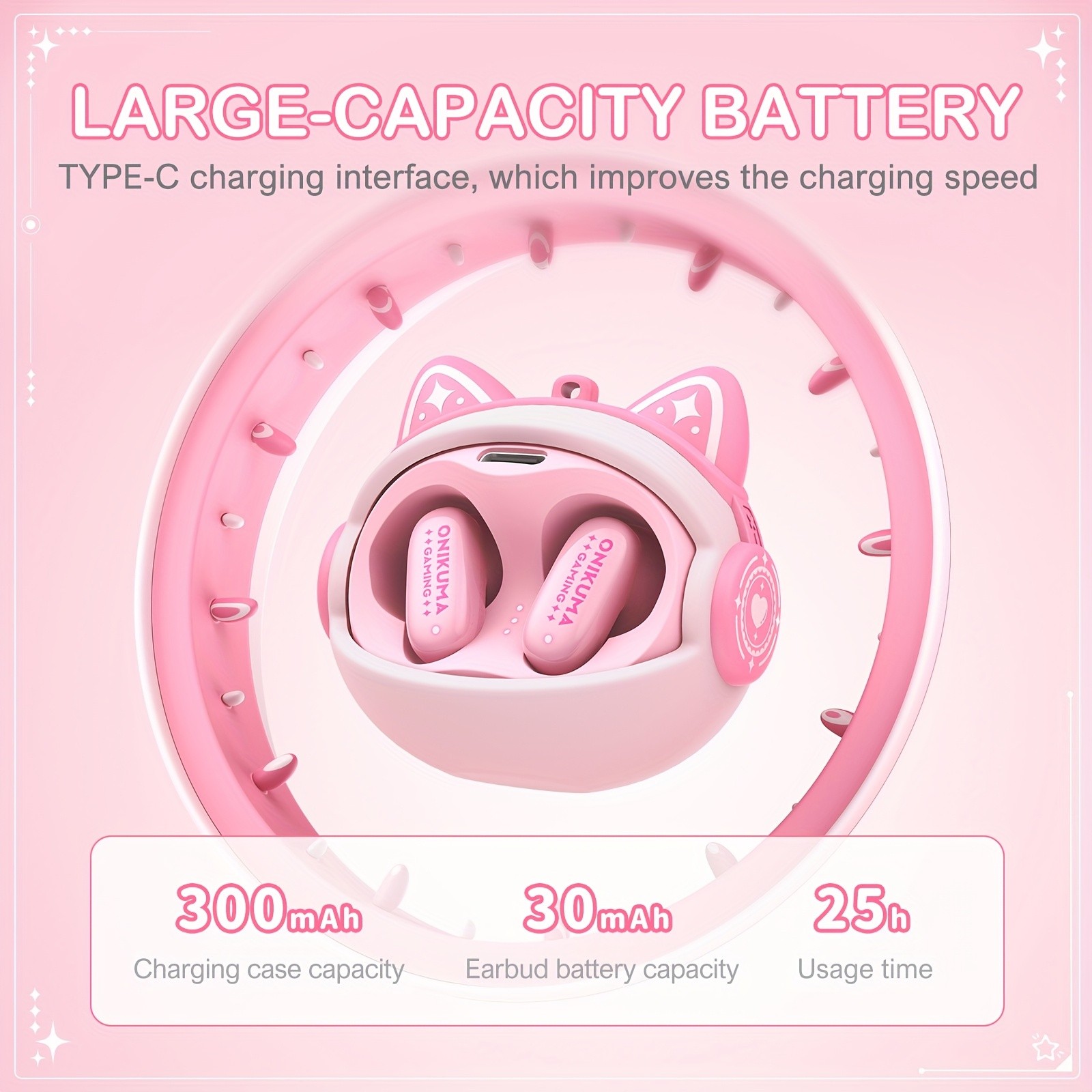 ONIKUMA TX603 New Face-Changing Wireless Headphones – Stylish, Touch Control, and Customizable Design