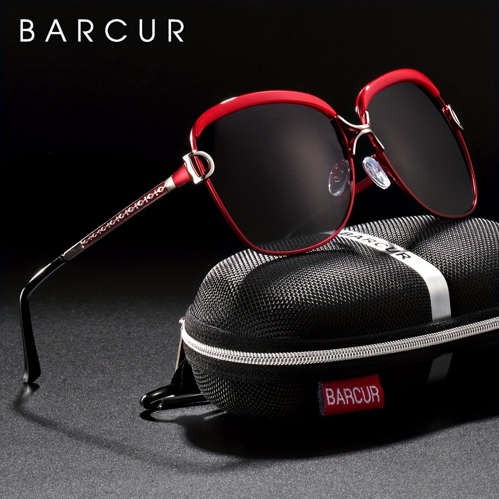 BARCUR Women’s Oversized Gradient Lens Sunglasses