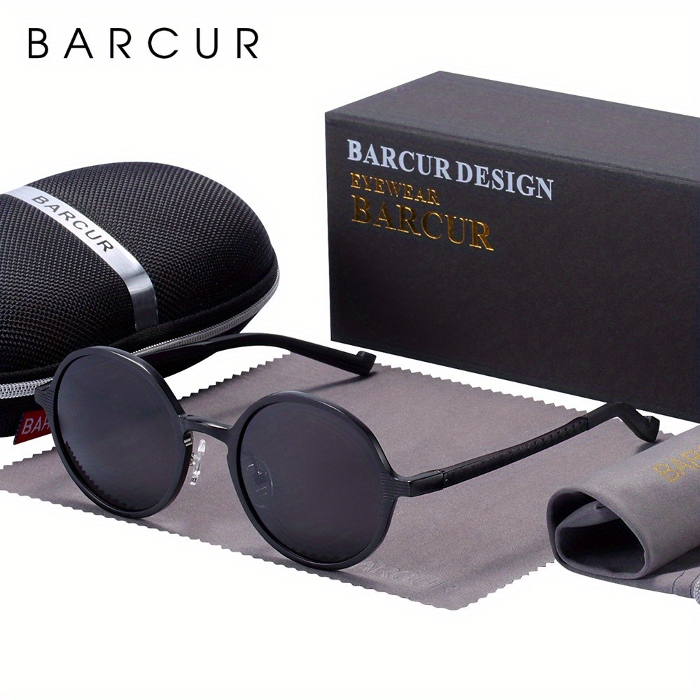BARCUR Retro Vintage Round Fashion Glasses for Men & Women