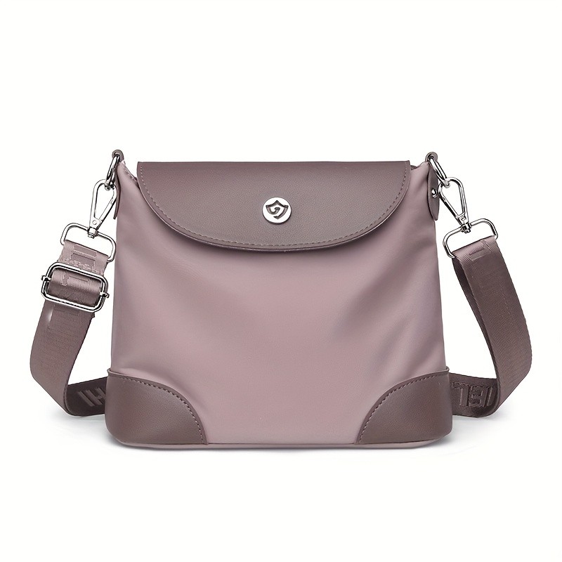 欧格华菲 OGEHUAFEE Women’s Lightweight Nylon Messenger Bag – Casual Shoulder Bag with Adjustable Strap, Multiple Compartments for Travel & Shopping