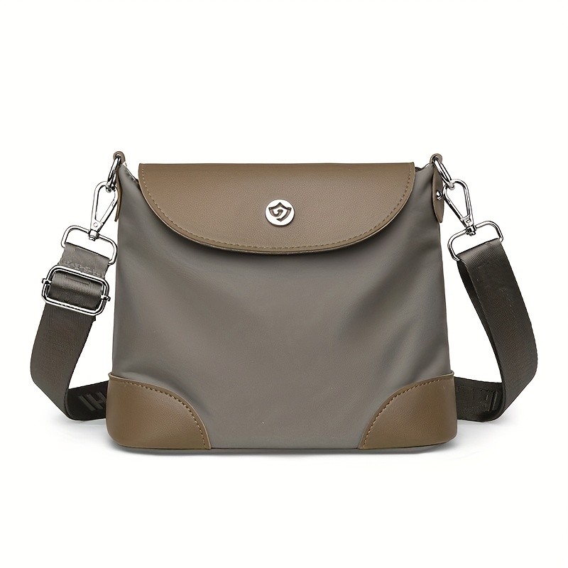 欧格华菲 OGEHUAFEE Women’s Lightweight Nylon Messenger Bag – Casual Shoulder Bag with Adjustable Strap, Multiple Compartments for Travel & Shopping