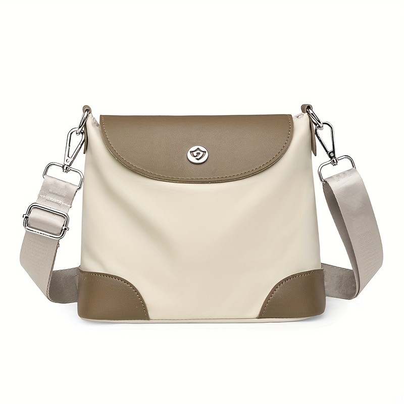 欧格华菲 OGEHUAFEE Women’s Lightweight Nylon Messenger Bag – Casual Shoulder Bag with Adjustable Strap, Multiple Compartments for Travel & Shopping