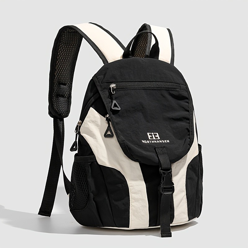 欧格华菲 OGEHUAFEE Women’s Lightweight Foldable Backpack – Casual Color Block Design, Adjustable Straps, Ideal for Travel & Shopping