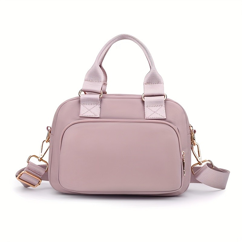 欧格华菲 OGEHUAFEE Large Capacity Nylon Bag – Lightweight Travel Shoulder & Handbag with Removable Strap, Zipper Closure, Adjustable Straps, Casual Style