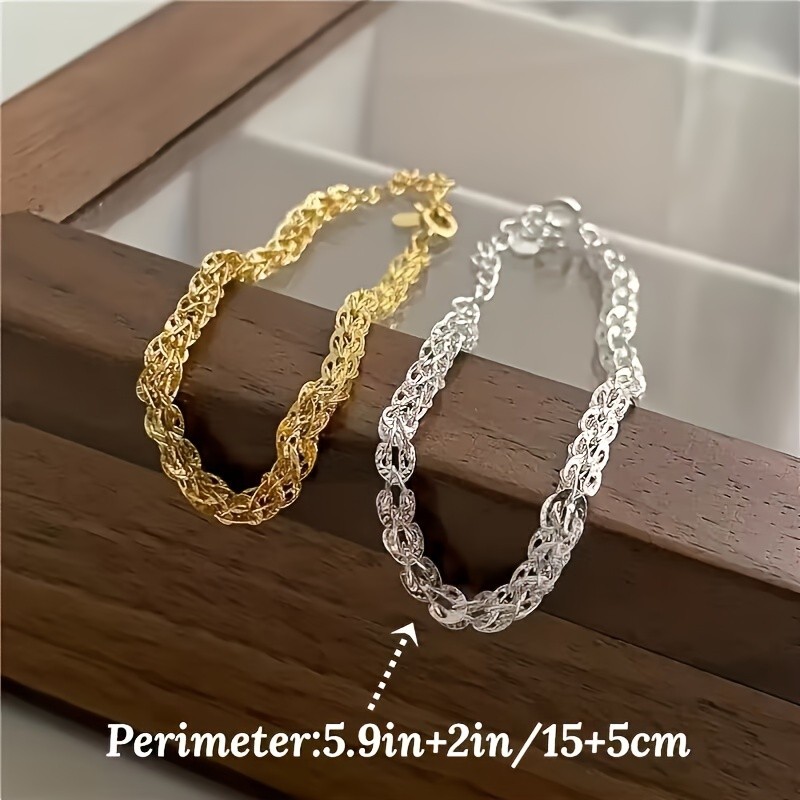 SOL COLL 925 Silvery Sparkling Phoenix Tail Bracelet