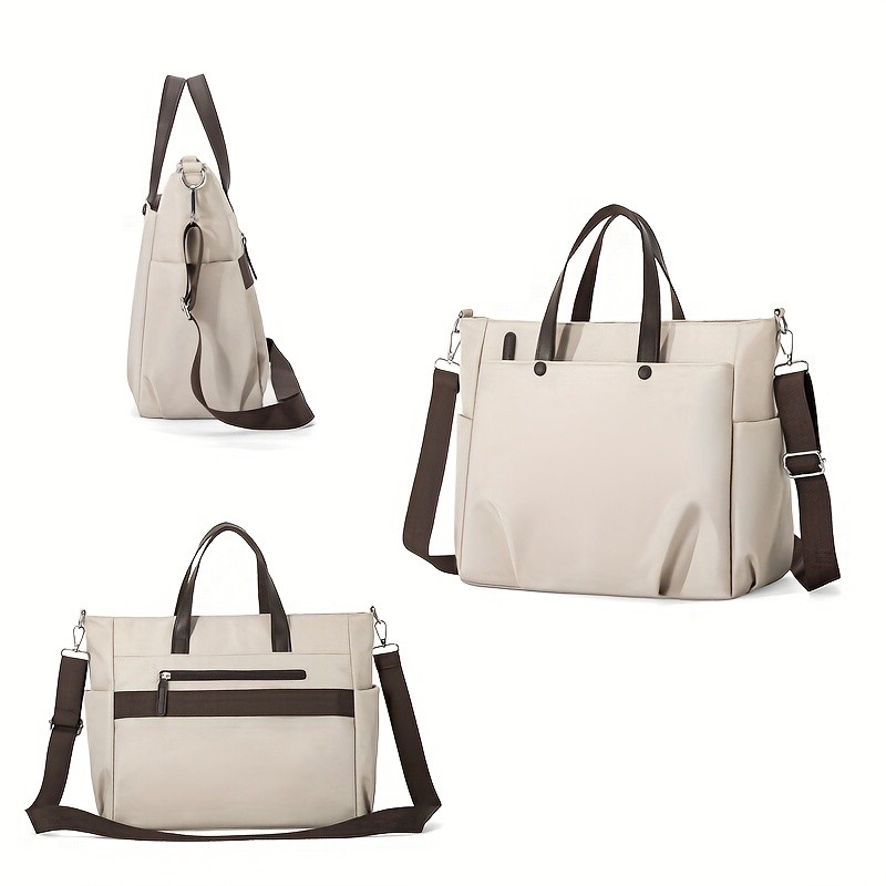 欧格华菲 OGEHUAFEE Women’s Casual Chic Laptop Handbag – Adjustable Shoulder Strap, Large Capacity, Ideal for Travel & Daily Use