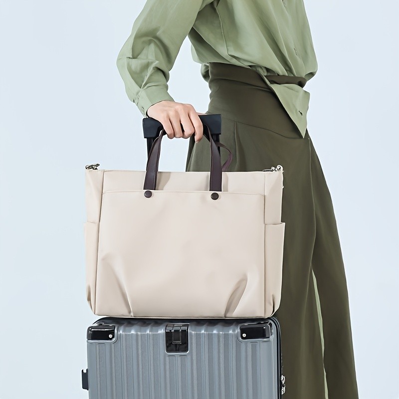 欧格华菲 OGEHUAFEE Women’s Casual Chic Laptop Handbag – Adjustable Shoulder Strap, Large Capacity, Ideal for Travel & Daily Use