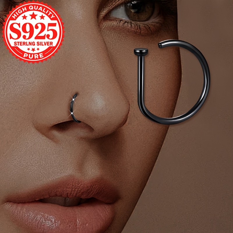 SOL COLL S925 Silver Women’s Fashion Nose Ring
