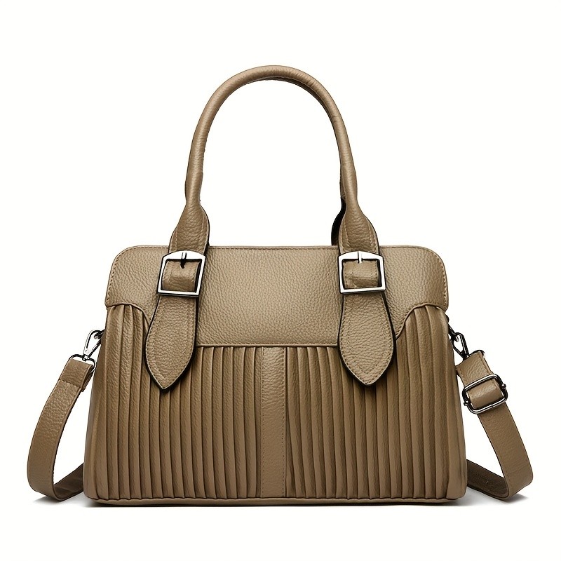 欧格华菲 OGEHUAFEE Women’s Large Capacity PU Handbag – Stylish Business Briefcase with Detachable Shoulder Strap