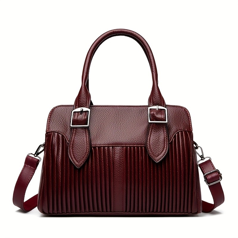 欧格华菲 OGEHUAFEE Women’s Large Capacity PU Handbag – Stylish Business Briefcase with Detachable Shoulder Strap