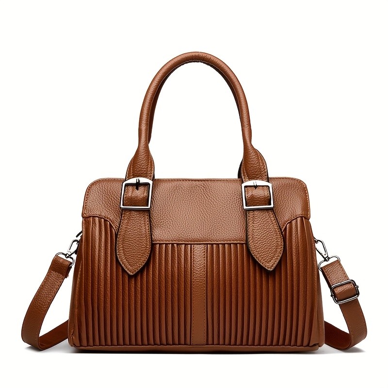 欧格华菲 OGEHUAFEE Women’s Large Capacity PU Handbag – Stylish Business Briefcase with Detachable Shoulder Strap