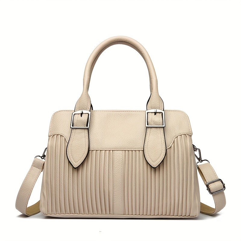 欧格华菲 OGEHUAFEE Women’s Large Capacity PU Handbag – Stylish Business Briefcase with Detachable Shoulder Strap