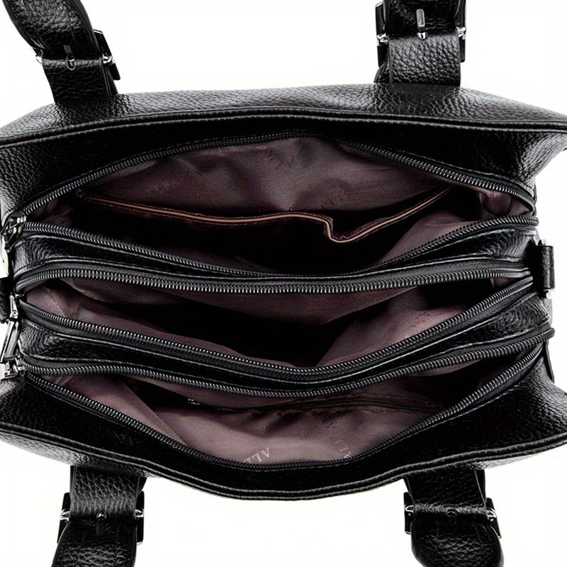 欧格华菲 OGEHUAFEE Women’s Large Capacity PU Handbag – Stylish Business Briefcase with Detachable Shoulder Strap