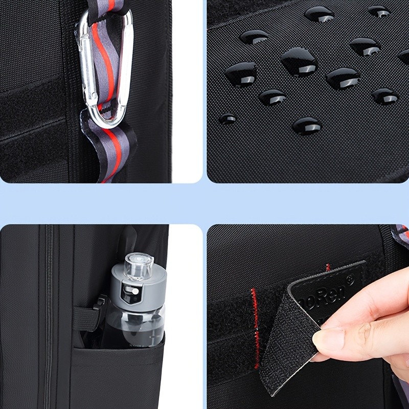 欧格华菲 OGEHUAFEE Large Capacity Fashionable Men’s Backpack – Multifunctional Outdoor Travel Backpack, Multi-Pocket Storage, Dry Wet Separation