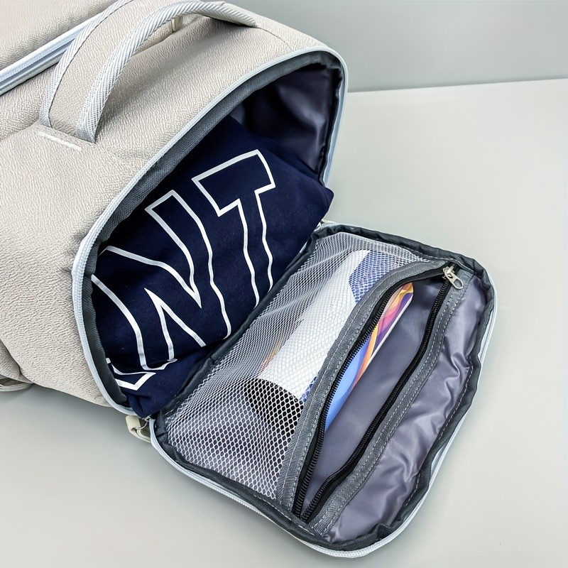 欧格华菲 OGEHUAFEE Large Capacity Heavy-Duty Hiking Backpack – Independent Shoe Compartment, Dry/Wet Separation, Multi-Zipper Pockets