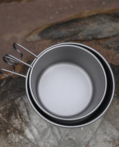 Tiartisan Ultralight Pure Titanium 260ml Camping Bowl – Compact, Durable Food Container for Outdoor Adventures
