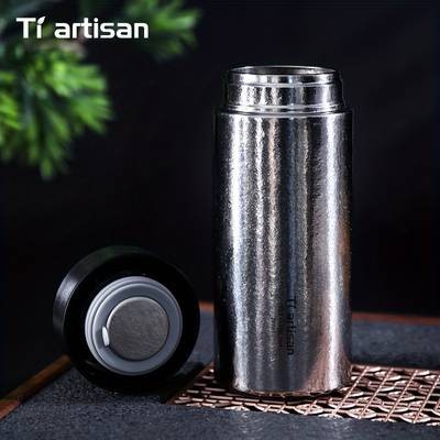 Tiartisan 200ml Mini Insulated Bottle – Portable, Durable, and Leakproof Thermal Cup for Camping and Hiking