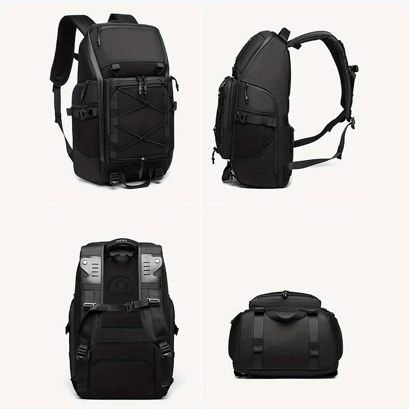 OZUKO Large Capacity Sports Backpack – Multi-Compartment 43.94cm Laptop Bag with Photography Stand for Travel, Gym, and Outdoor Adventures