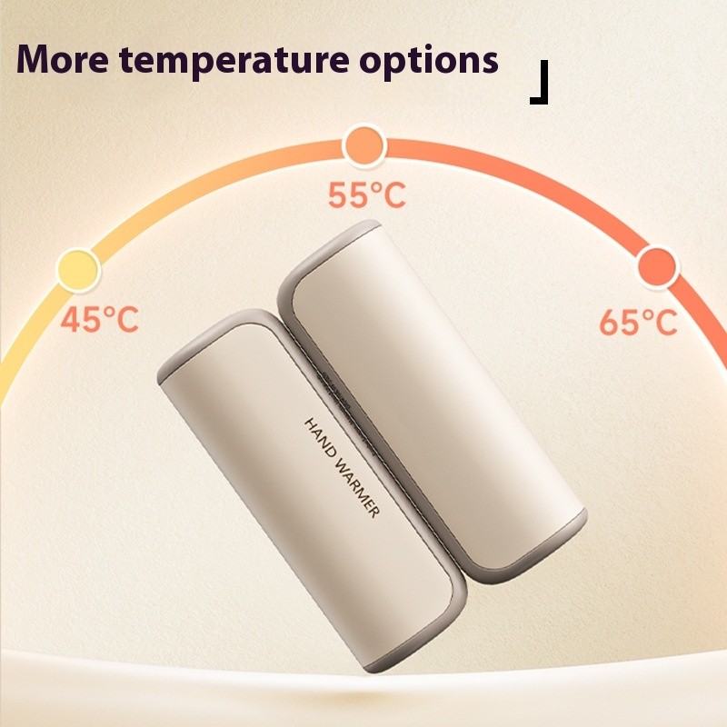 COLDSKY Two-Pack Rechargeable Hand Warmer with 4000mAh Battery and HD Digital Display – Magnetic, Portable, and Ideal for Outdoor Activities