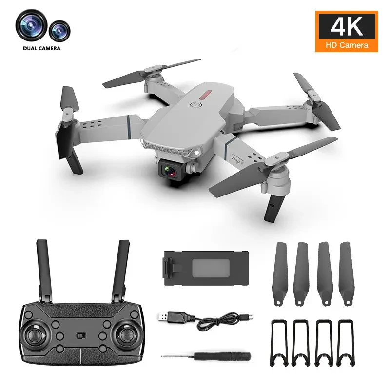 New 2025 Professional RC Drone with Dual Camera & Folding Design, App-Controlled with Height Hold, -Compatible Suitable for Aerial, Indoor/Outdoor FPV Drone