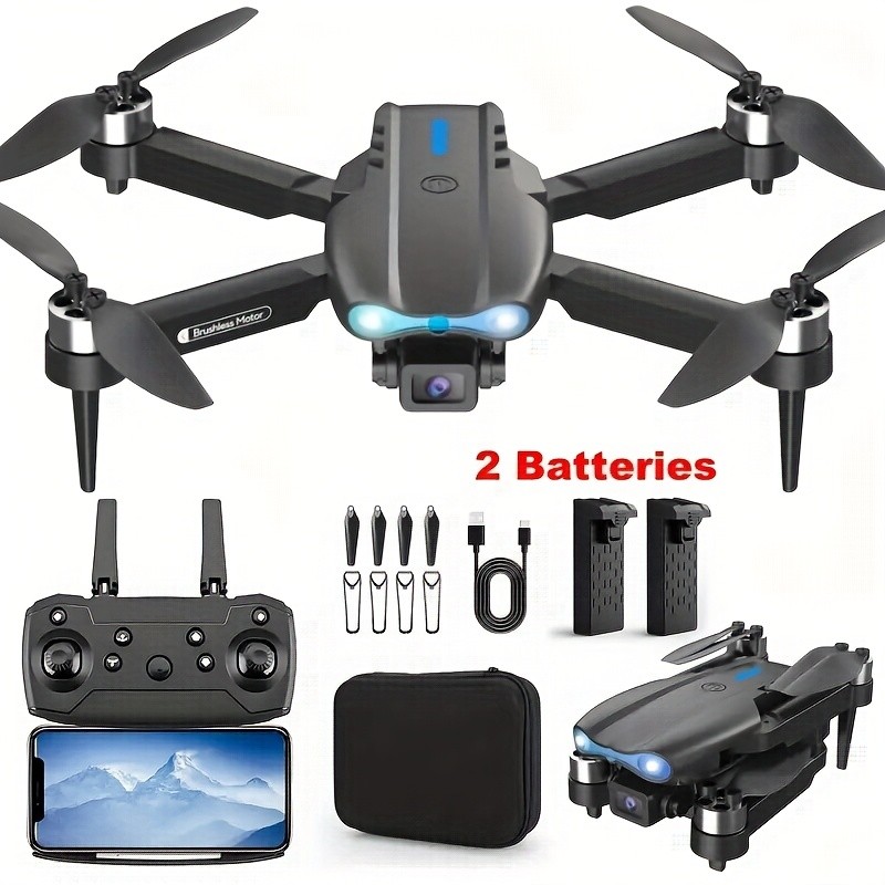 New 2025 Professional RC Drone with Dual Camera & Folding Design, App-Controlled with Height Hold, -Compatible Suitable for Aerial, Indoor/Outdoor FPV Drone