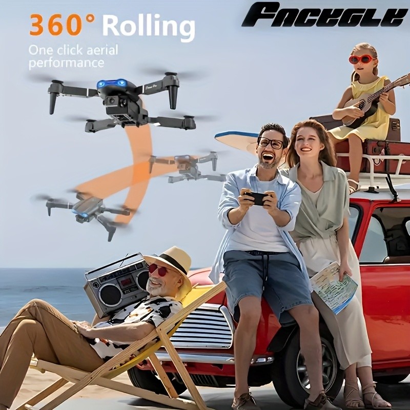 New 2025 Professional RC Drone with Dual Camera & Folding Design, App-Controlled with Height Hold, -Compatible Suitable for Aerial, Indoor/Outdoor FPV Drone