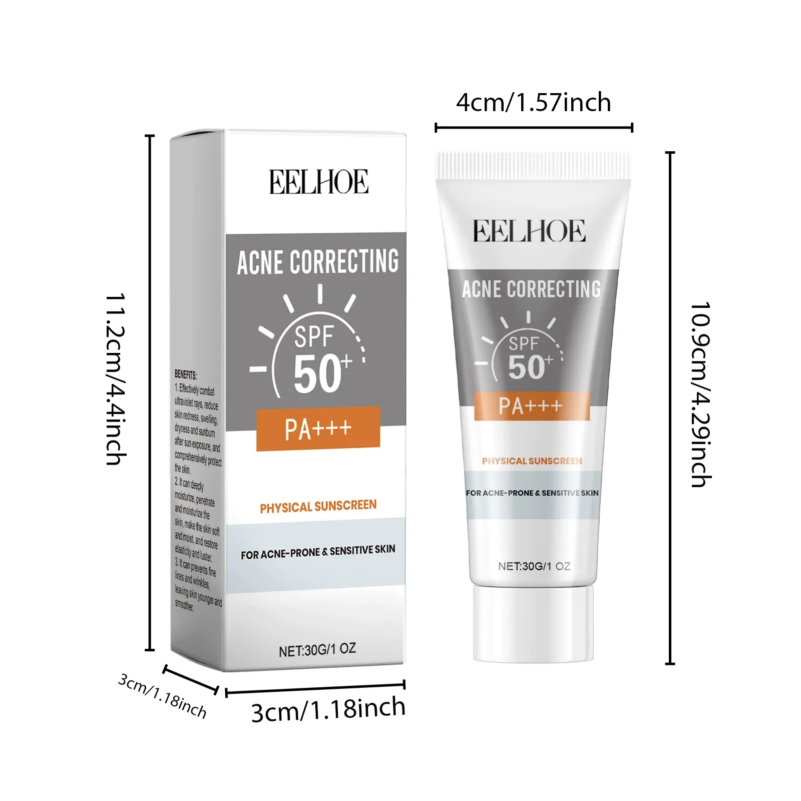 EELHOE Acne Correcting Sunscreen SPF 50+ PA+++