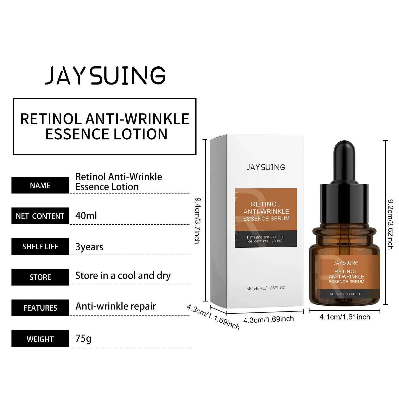 Jaysuing Retinol Anti-Wrinkle Essence Lotion