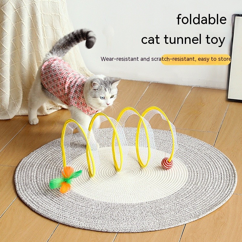 Cithway® Self-play Cat Hunting Spiral Tunnel Toy