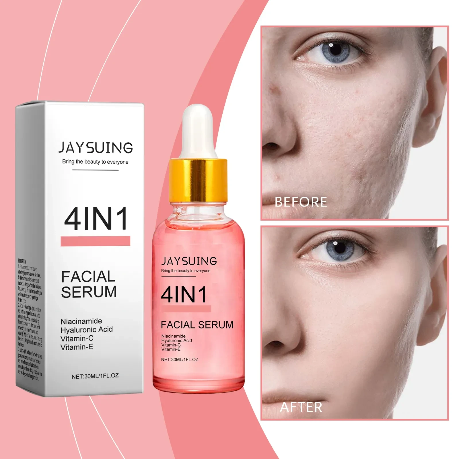 Jaysuing 4-in-1 Facial Serum – 30ml | Hydrating, Brightening & Anti-Aging