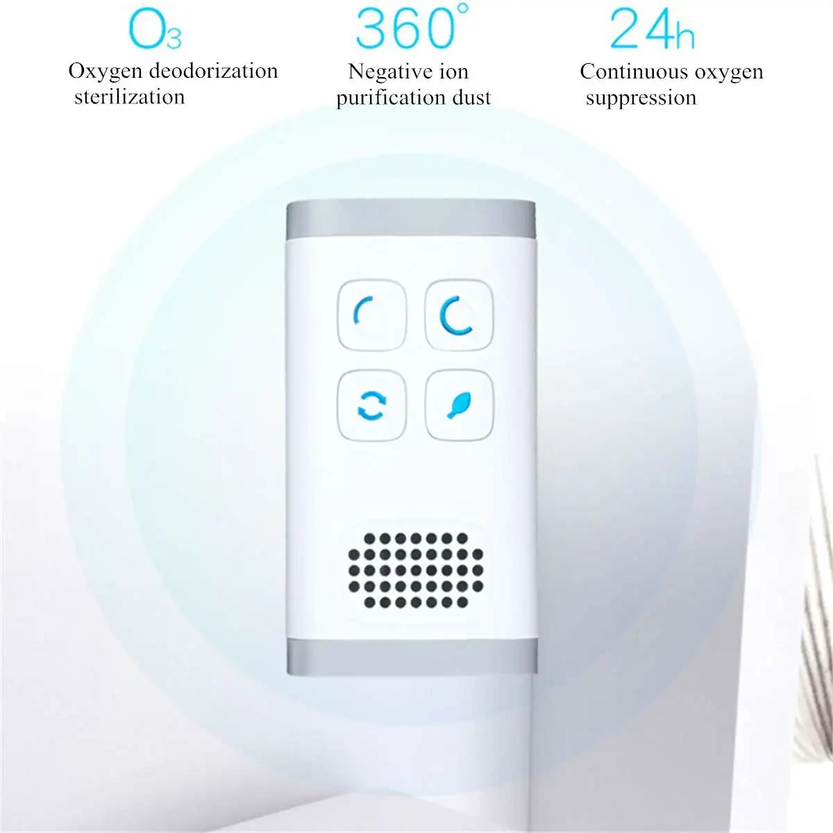 Household ozone disinfection air purifier