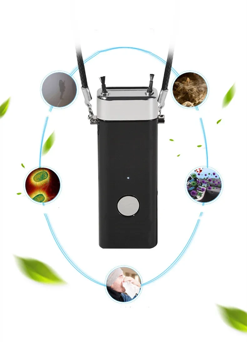 Small Portable Negative Ion Hanging Neck Air Purifier