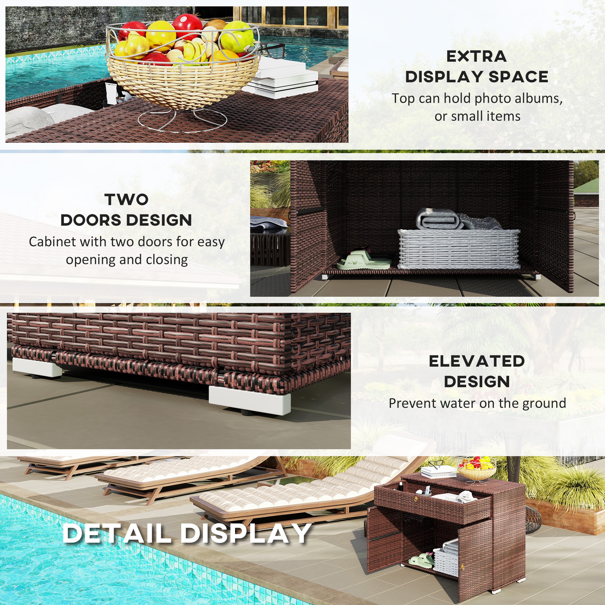 Outdoor Rattan Storage
