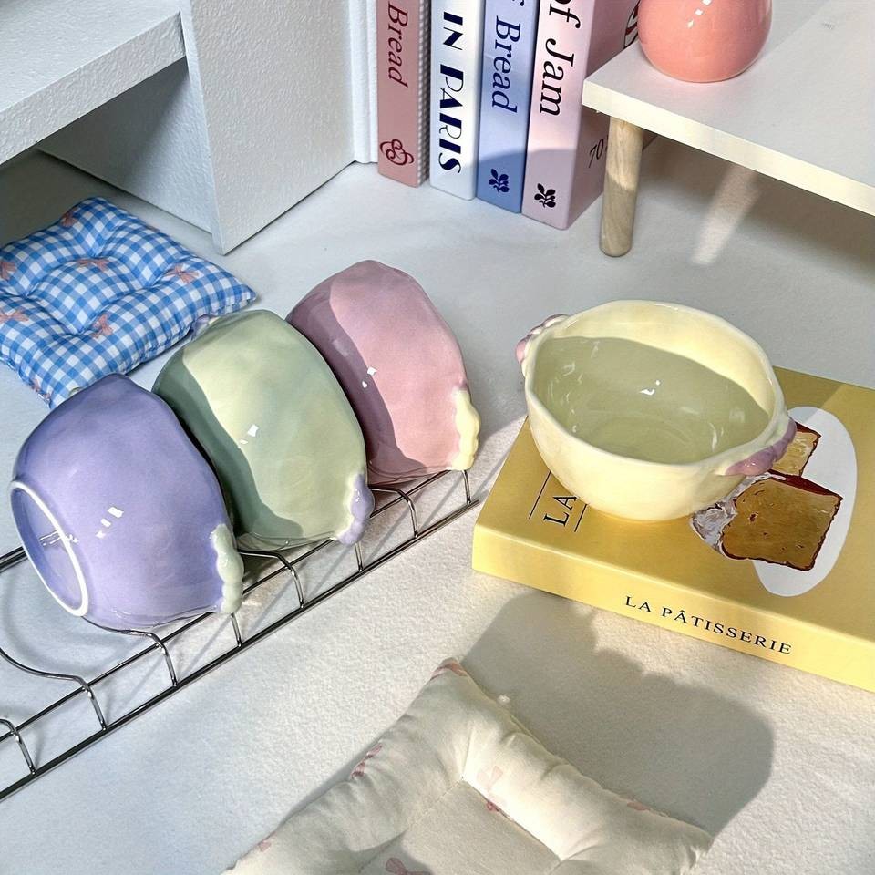 ITECHJOY 4pcs Macaron Colored Cute Bowls – Add a Touch of Charm to Your Dining Experience