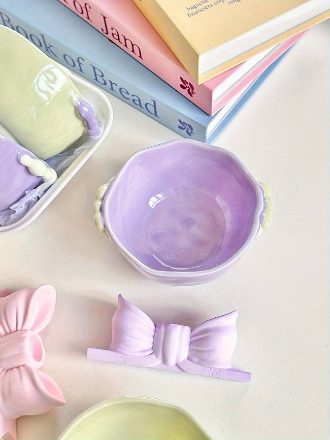 ITECHJOY 4pcs Macaron Colored Cute Bowls – Add a Touch of Charm to Your Dining Experience