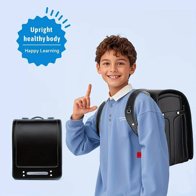 SWICKY Japanese College Style Synthetic Leather Backpack – A Versatile and Durable Backpack for Everyday Use