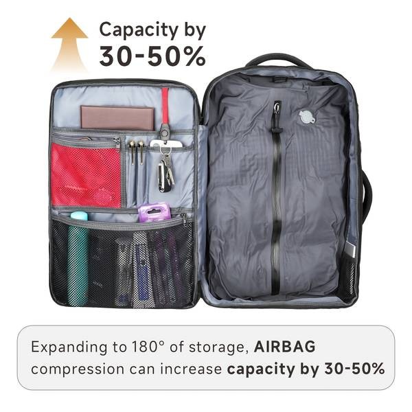 SWICKY Vacuum Backpack Travel Bag with Vacuum Pump & AirBack Compression System – The Ultimate Travel Companion