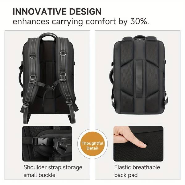SWICKY Vacuum Backpack Travel Bag with Vacuum Pump & AirBack Compression System – The Ultimate Travel Companion