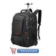 SWICKY Large Capacity 50L Roller Backpack with Vacuum Compression – Your Ultimate Travel Companion